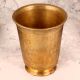 Vintage Golden Finest Brass Glass for Decoration