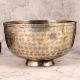 Handcrafted Vintage Brass Bowl in Islamic Art