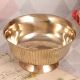 Handmade Shiny Golden Brass Bowl for Decoration