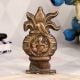 Handmade Brass Lord Ganesha Holy Pot Plate for Worship