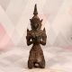 Vintage Handcrafted Brass Thai Angel Statue for Decoration