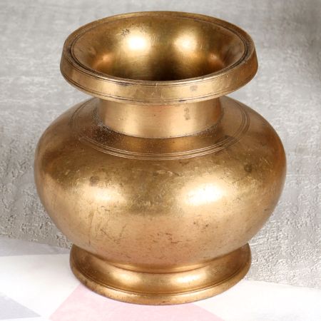 Indian Handmade Water Pot for Worship and Decor