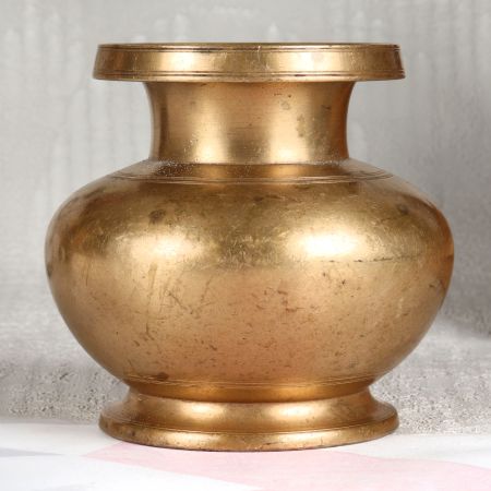 Indian Handmade Water Pot for Worship and Decor