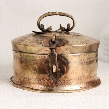 Vintage Finest Brass Jewelry Box for Decoration