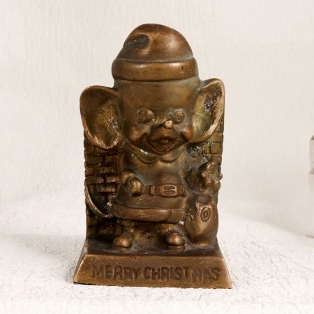 Handmade Finest Brass Rat Statue in English Art