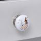 Squirrel Flat Ceramic Dresser Knob