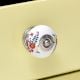 Ceramic Multicolor Floral Pattern Cabinet Knobs