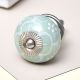 Sage Green Floral Knob