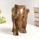 Elegant Brown Brass Statue of Elephant for Decoration