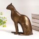 Handcrafted Finest Brass Cat Statue for Home Decor