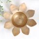 English Art Lotus Brass Pot for Candle Decoration