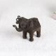 Antique Brown Elephant Statue Made of High-Quality Brass