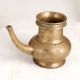 South Indian Art Vintage Brass Holy Water Pot with Spout