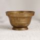 Vintage South Indian Brass Kumkum Bowl for Prayer