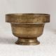 Antique Brown Kumkum Bowl Made of High-Quality Brass