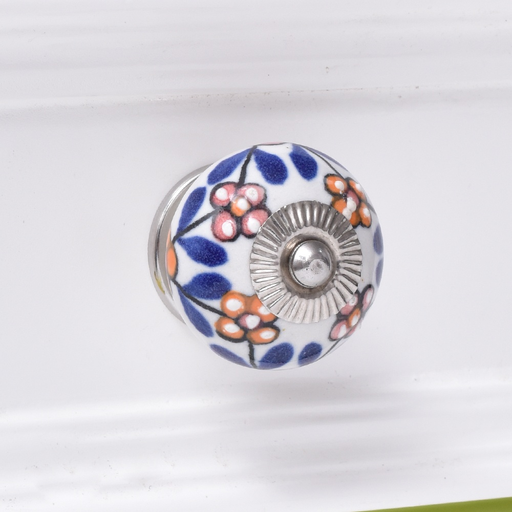 Mustard Red Tiny Ceramic Dresser Knobs Online