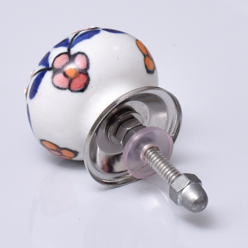 Mustard Red Tiny Ceramic Dresser Knobs Online