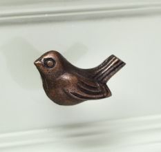 Bird Dresser Metal Knobs