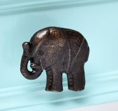 Elephant Metal Wardrobe Knob