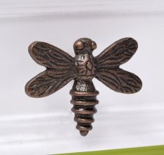 Antique Honey Bee Iron Cabinet Knobs