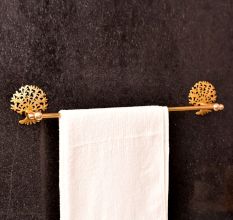 Handmade High-Quality Brass Towel Hanger for Bathroom