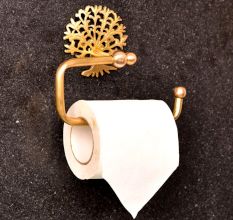 High-Quality Brass Tree Toilet Paper Holder for Bathroom