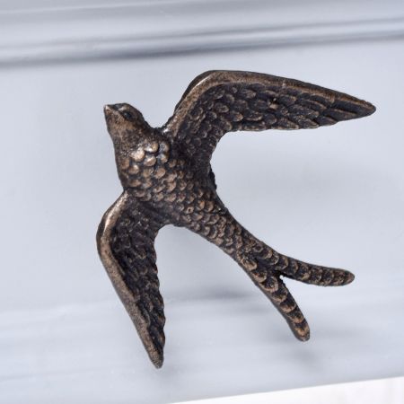 Antique Black Kite Metal Dresser Knobs