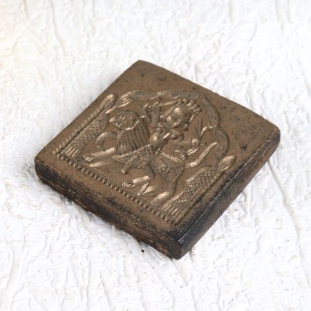 Goddess Figure Bell Metal Jewelry Mold in Brown Finish