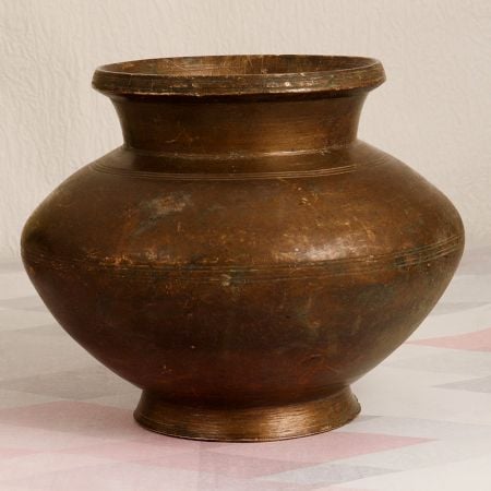 Vintage Handmade Holy Water Pot Made of High-Quality Brass