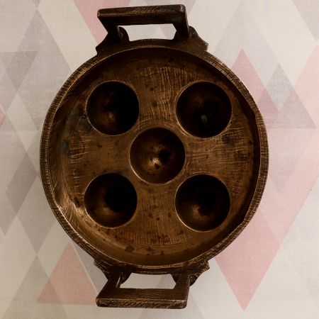 Vintage Finest Brass Idli Maker for Decoration and Collection