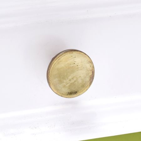 Gold Round Iron Drawer Knobs and Pulls