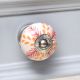 Red Leaf Ceramic Floral Dresser Knob Online