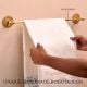 Handmade Brass Towel Hanger in Golden Finish
