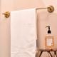 Handmade Brass Towel Hanger in Golden Finish