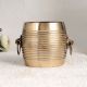 Handmade Shiny Golden Measurement Pot Made of Brass