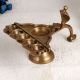 Finest Vintage Brass Aarti Oil Lamp for Prayer Room