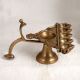 Finest Vintage Brass Aarti Oil Lamp for Prayer Room
