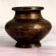 Antique Brown Brass Water Pot for Flower Decoration
