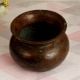 Dark Finish Finest Brass Cooking Pot in Assamese Art
