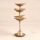 Handmade Oil Lamp Stand with 5 Jyots Made of Finest Brass