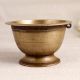 High-Quality Brass Holy Pot from South India for Decor