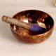 South Indian Brass Singing Bowl in Antique Brown Finish