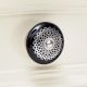 Black Strewn Flat Knob