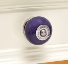 Purple Round Knob