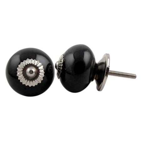 Black Ceramic Knob