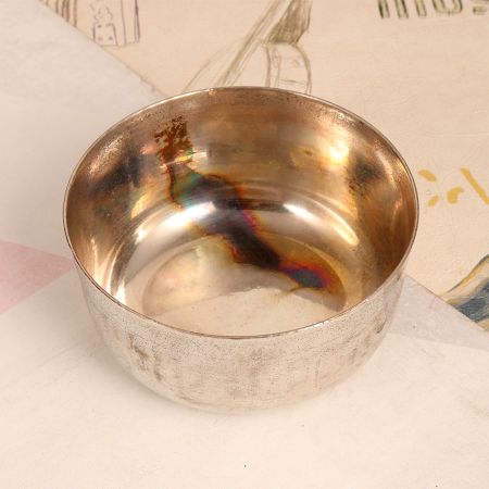 Handmade Brown Finish Food Bowl Made of Brass for Decor