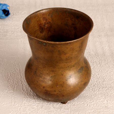 Unique Finest Brass Holy Water Pot for Prayer Room