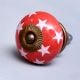 Red Star Ceramic Cabinet Knob Online