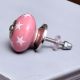 Pink Star Ceramic Drawer Knob