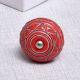 Brown Pattern Etched Ceramic Dresser Knob